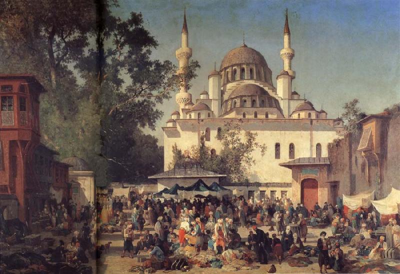 Germain-Fabius Brest View of Constantinople oil painting image